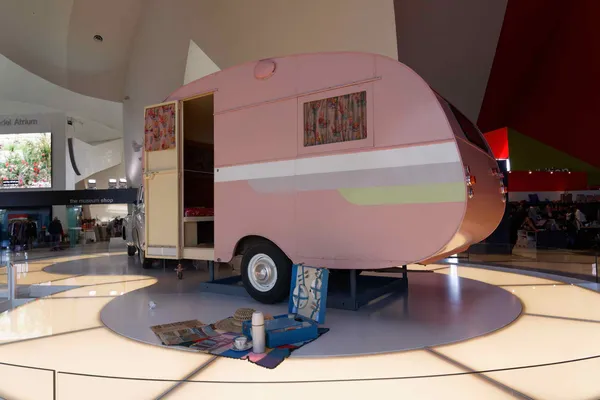 Pink caravan