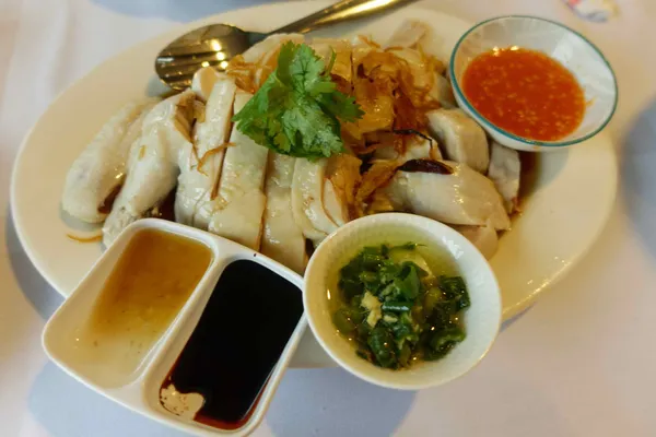 Chicken rice at Istana