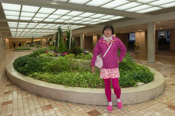 Garden in pedestrian subway, Chris