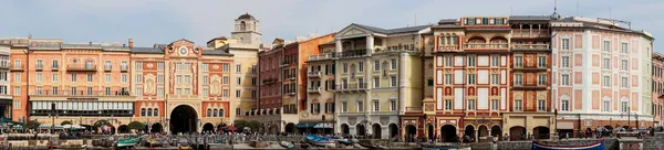 Mediterranean harbour panorama