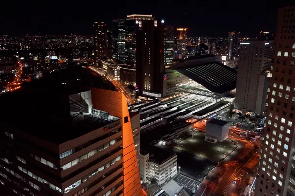 View from Hotel at night