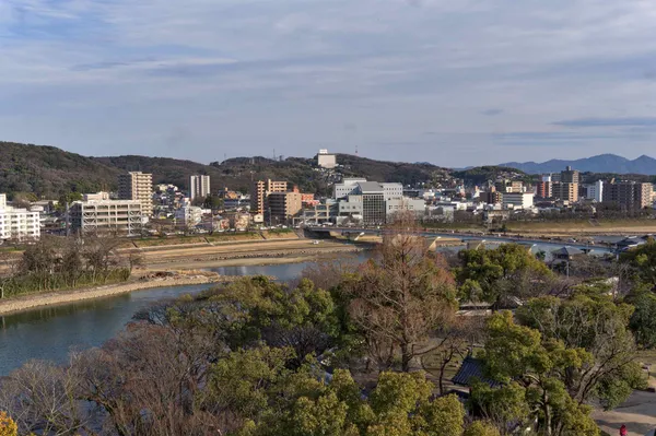 View on Kencho dori bridge from sixth floor