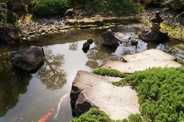 Flatly landscaped garden