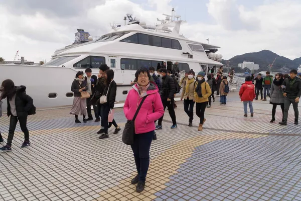 Lyn, landing at Tokima Pier