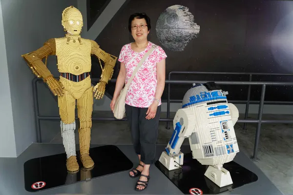 Lyn, C3P0, R2D2