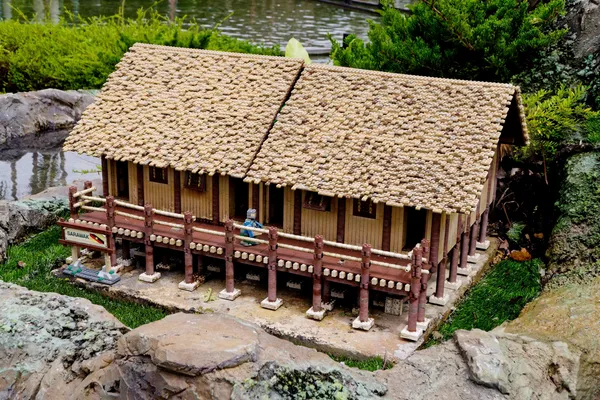 Model of Village Houses - Sarawak