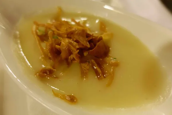 Truffled parsnip soup